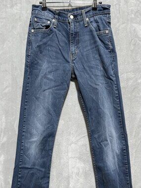 Levi’s  Slim Straight Jeans Men Blue Denim Medium Wash Mid Rise Outdoor